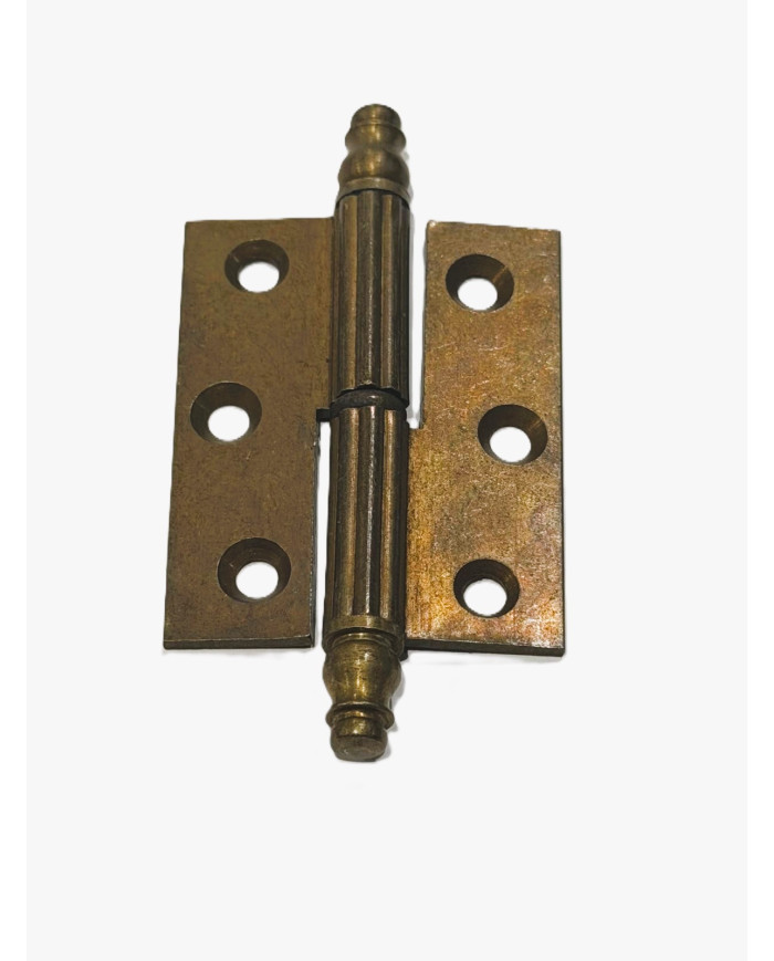 CERNIERE RIGATE PIANE OTTONE BRONZATO SX  50X40