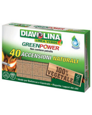 DIAVOLINA ACCENDIFUOCO 40 CUBI GREEN POWER