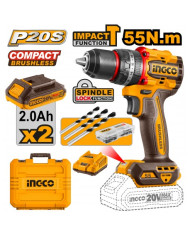 TRAPANO A PERCUSS BRUSHLESS 55N C/BAT E VALIGETTA