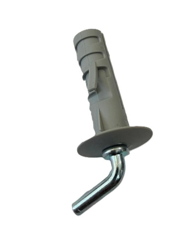 TASSELLO NYLON GANCIO CORTO MM.12X45 ROND. PLASTIC