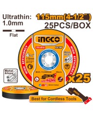 SET 25PZ DISCHI TAGLIO METALLI E INOX D. 115