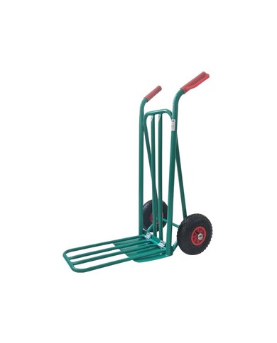 CARRELLO PORTASACCHI 50X51X117CM  150KG C/RIBALTA