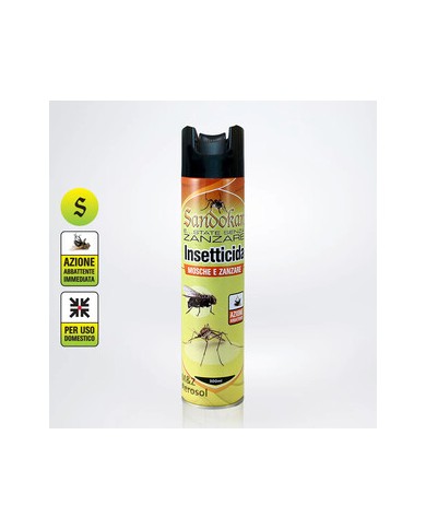 INSETTICIDA MOSCHE E ZANZARE 300ML
