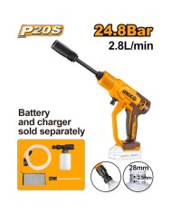 IDROPULITRICE A BATTERIA 24,8BAR 20V NUDO