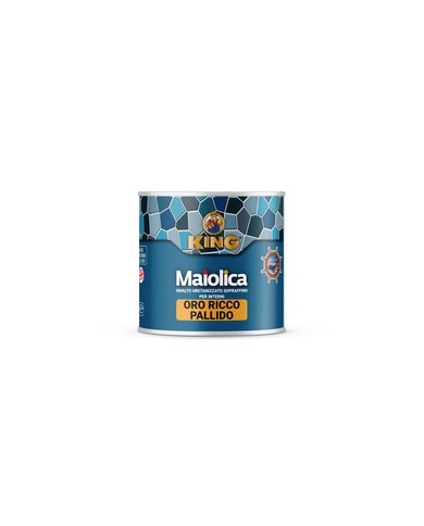 SMALTO MAIOLICA ORO RICCO PALLIDO 100G