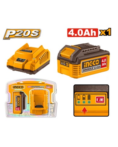 KIT BATTERIA FBLI2001E 4AH +CARICABATT FCLI2001E