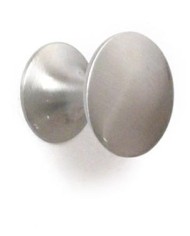 POMOLO IN ZAMA DA 24 MM CROMO SATINATO