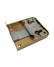 SERRATURA CASSETTO ESTERNA MM.25 OTTONATA C/CHIAVE