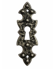 BOCCHETTA MOBILI ARGENTO ANTICATO 75X20MM