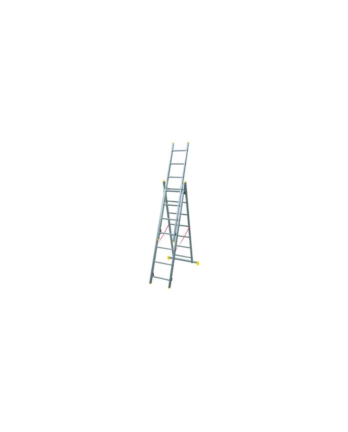 SCALA ALLUMINIO 3 RAMPE 3X7 GRADINI DA MT.2-5.16