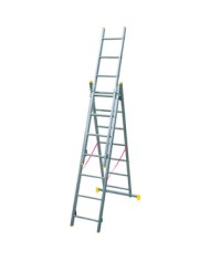 SCALA ALLUMINIO 3 RAMPE 3X7 GRADINI DA MT.2-5.16