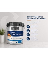 ALPHA TEX ACRYL BIANCO=BASE W05 LT.1
