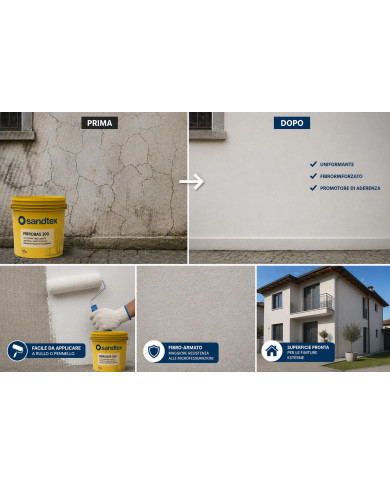 FIBROBAS 300 G.G. FONDO UNIFORMANTE DA 15 KG