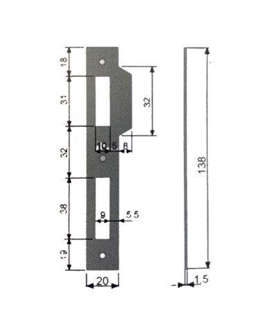 INCONTRO PATENT MM.20 OTTONATO BORDO QUADRO