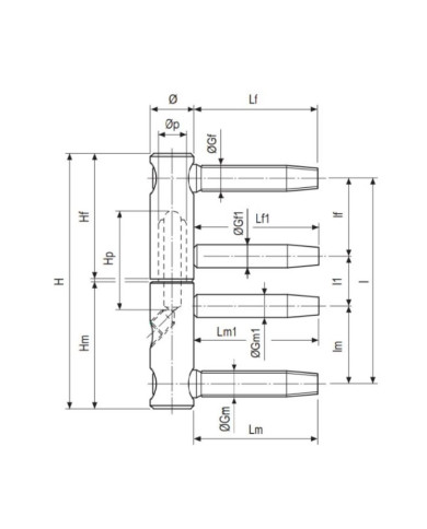 CERNIERA ANUBA REGOLABILE 3D MM.16