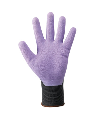 GUANTI NITRILE CRESP NERI E VIOLA .T8