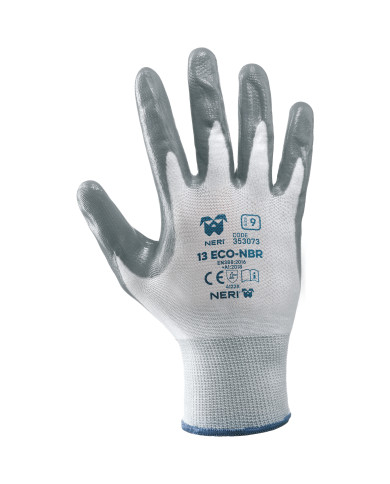 GUANTI RIVESTIMENTO POLIEST. GRIGI TG.8