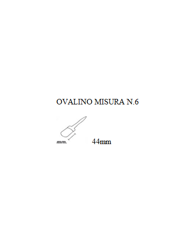 PENNELLO OVALINO N.6 SETOLA BIONDA