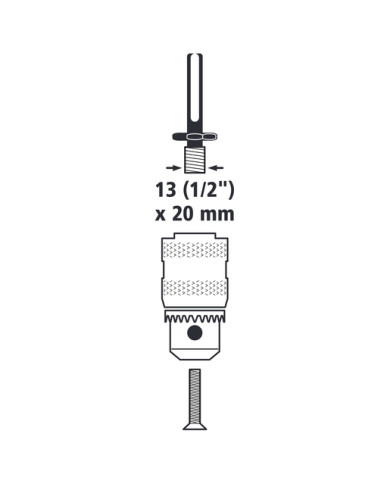 ADATTATORE PORTAMANDRINO SDS PLUS