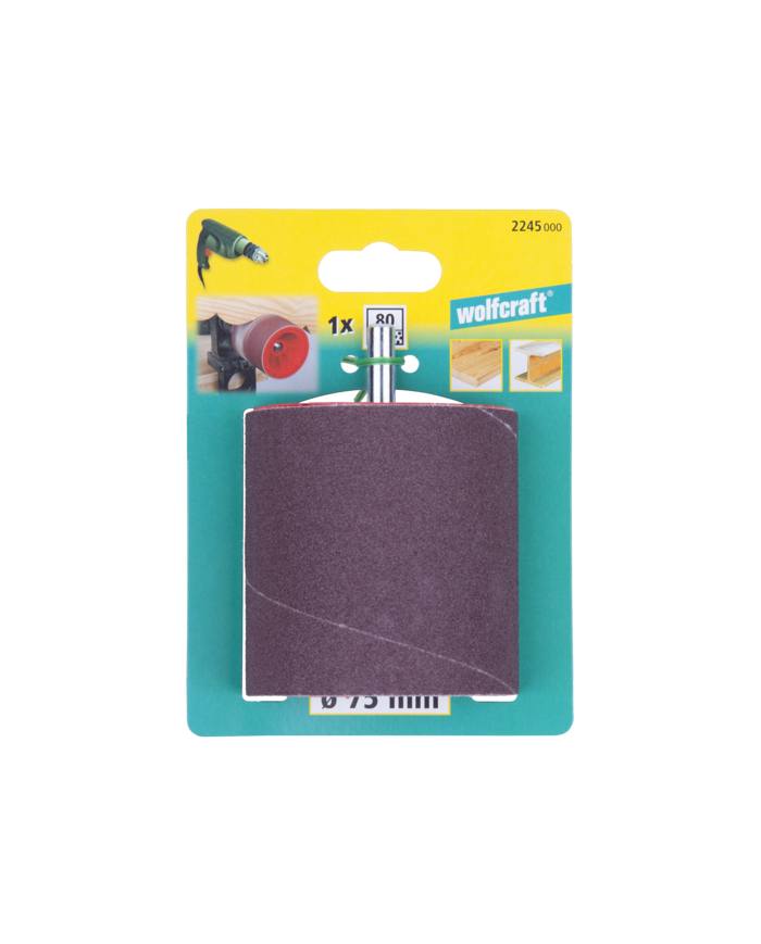 MOLA ABRASIVA CILINDRICA MM.75X80