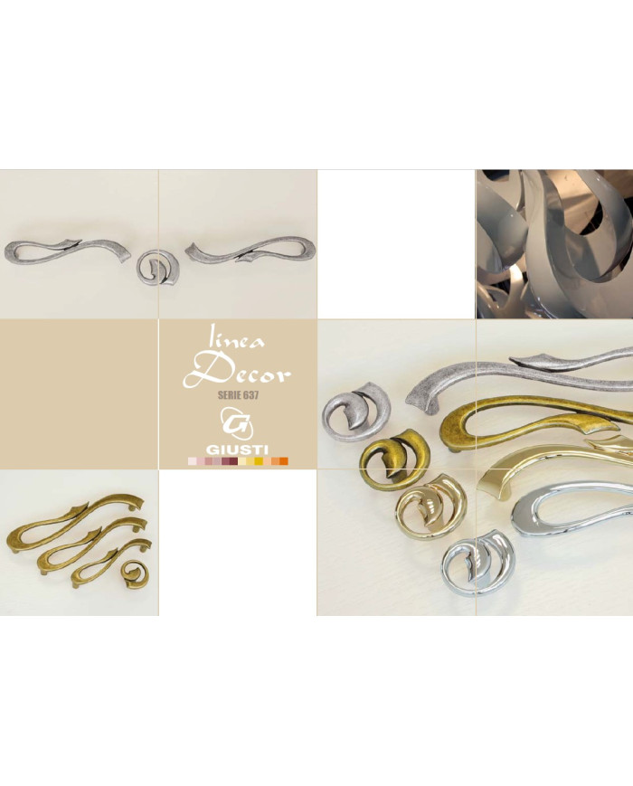 MANIGLIA ARGENTO VECCHIO BRILLANTE 96