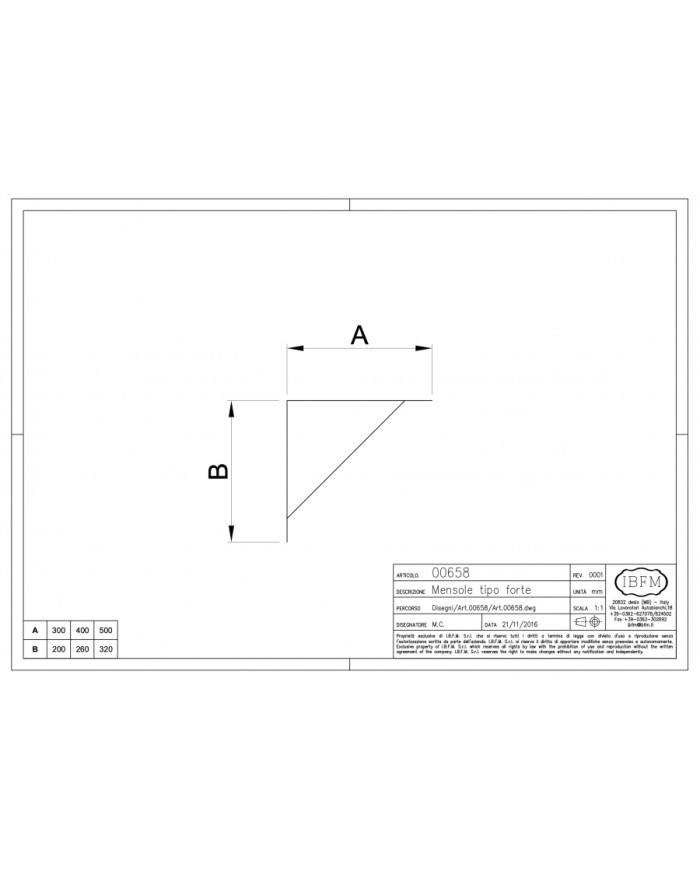 REGGIMENSOLA  TIPO FORTE LACCATA BIANCA  CM.40
