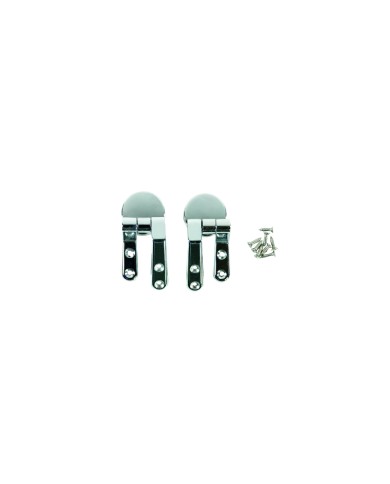CERNIERE SEDILE WC CROMO KIT COMPLETO