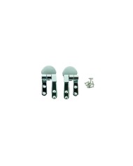 CERNIERE SEDILE WC CROMO KIT COMPLETO