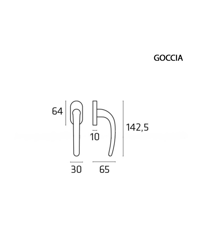 DK GOCCIA CROMO SATINATO