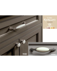 MANIGLIA PORCELLANA DECORATA