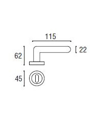 ICARO CANNA FUCILE RODIO ORO YALE**