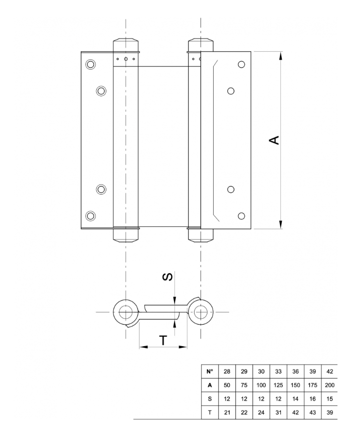 CERNIERE BOMMER BRONZATE 30/100