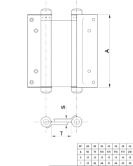 CERNIERE BOMMER BRONZATE 30/100