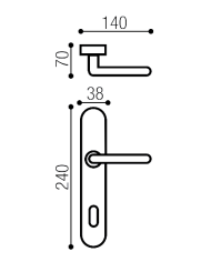 GINESTRA PORCELLANA O.L.V. C/PLACCA YALE