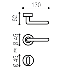 SIENA OTTONE GRAFFIATO C/ROSETTA YALE