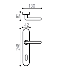 SIENA OTTONE BRONZO PLACCA YALE