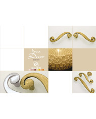 MANIGLIA IN ZAMA ANTICA FIRENZE INT. 96 SX