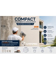 RIVESTIMENTO A SPESSORE COMPACT 1.2 BIANCO 25KG