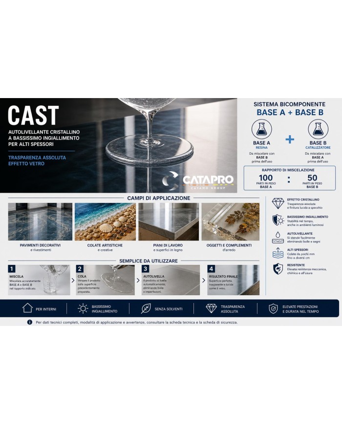 CATALIZZATORE PER CAST COLATA EPOSSIDIC LT 0.375