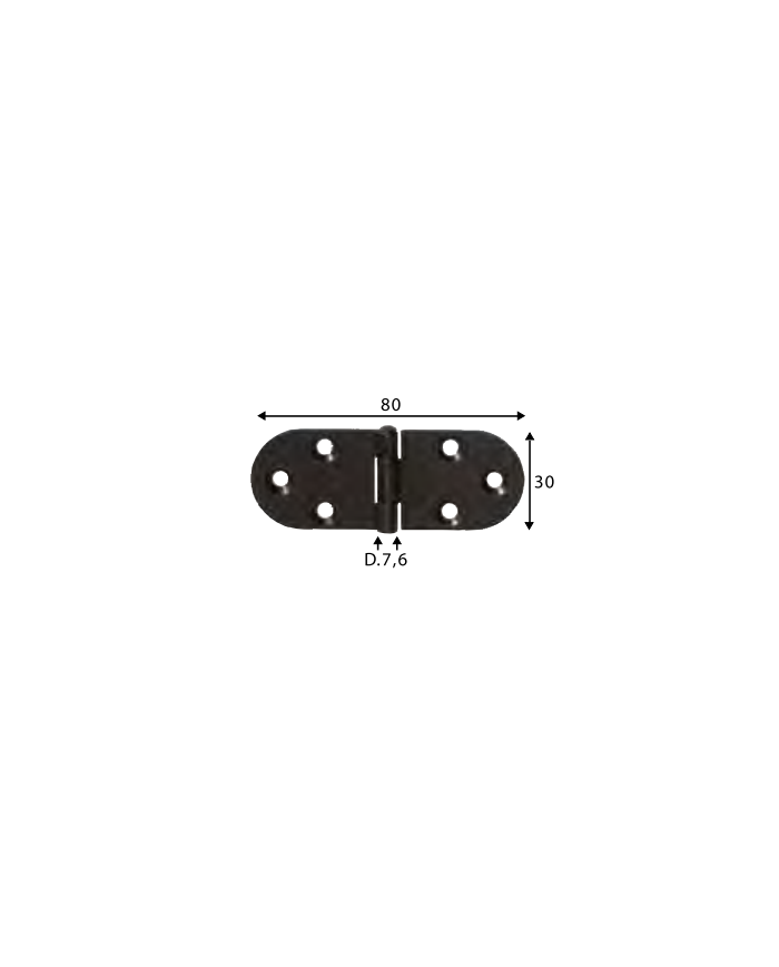 CERNIERE BISCOTTO OTTONE BRONZATO S/FERMO