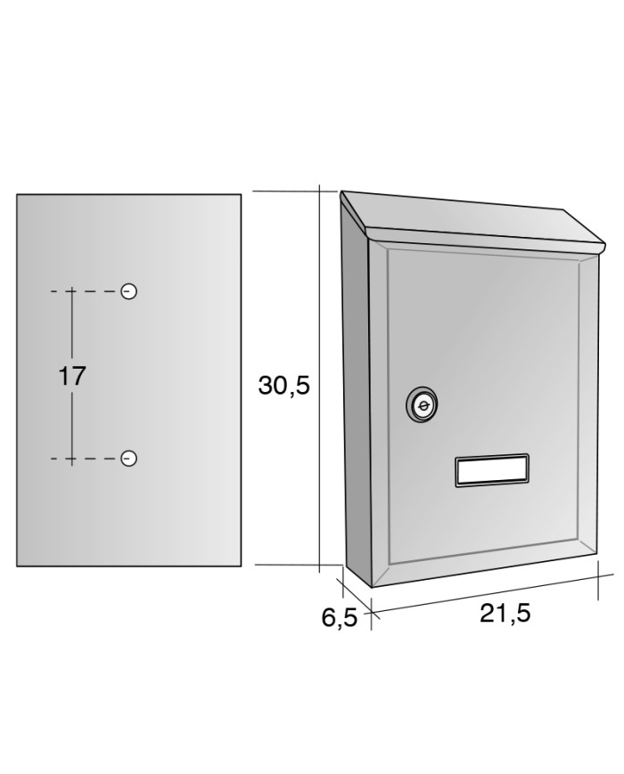 CASSETTA POSTA PRIMA VERDE