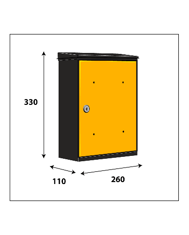 PLACCA PER MIA PESCE GIALLO