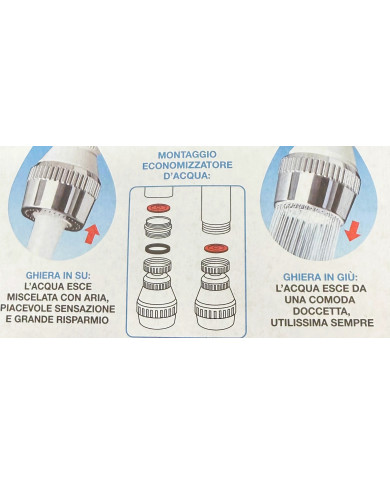 ROMPIGETTO LAVANDINO CON GHIERA E SNODO BIANCO