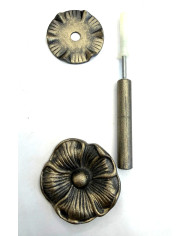 FERMATENDA PETALO NERO ORO