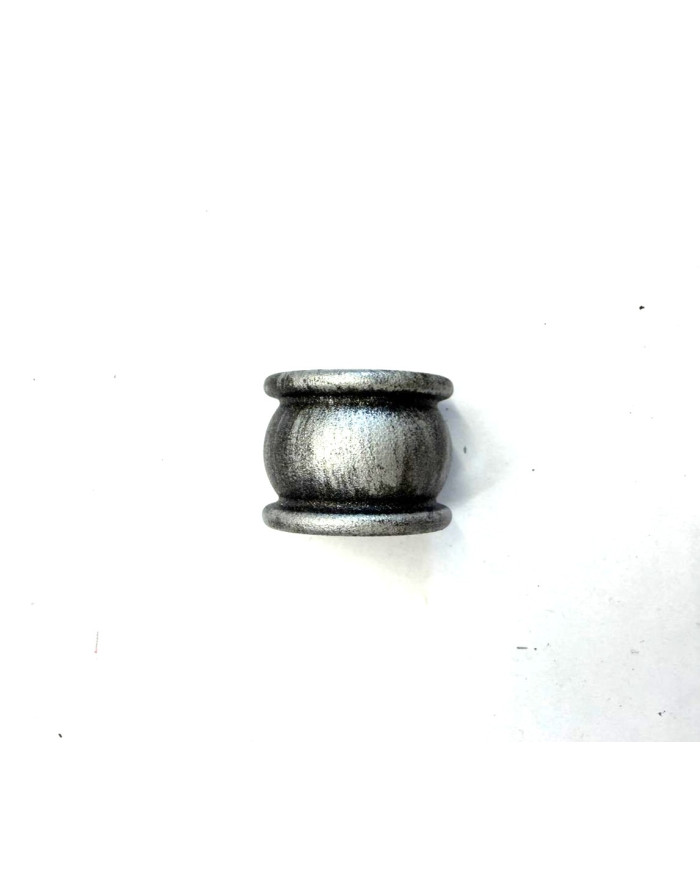 TAPPO FERRO NERO ARGENTO D.22