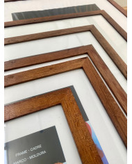 CORNICE LEGNO NOCE 30X40