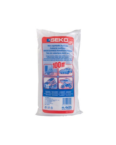 TELO COPRITUTTO 4X25 TRASPARENTE GR.1100 - 7 MY -