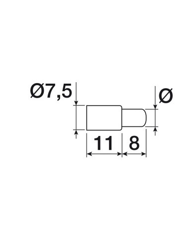 REGGIPIANO NYLON NOCE INCASTRO MM.6