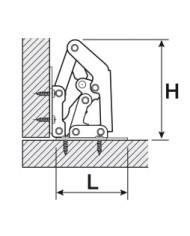 CERNIERE PENSILI MULTIPLE ZINCATE