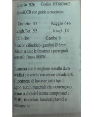 FRESA PER LEGNO TCT G.6 D.37